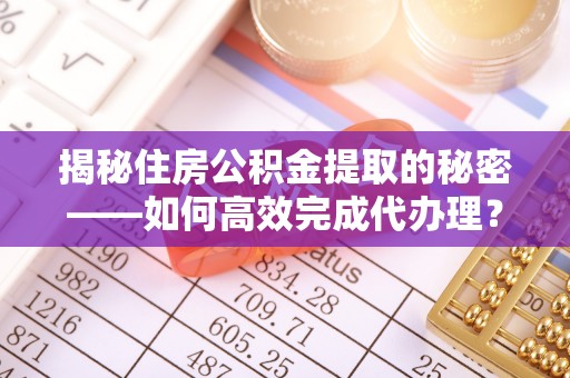 丛台揭秘住房公积金提取的秘密——如何高效完成代办理？