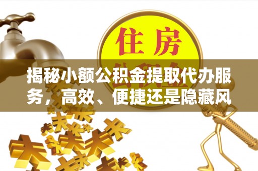 丛台揭秘小额公积金提取代办服务，高效、便捷还是隐藏风险？