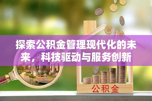丛台探索公积金管理现代化的未来，科技驱动与服务创新