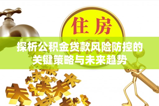 丛台探析公积金贷款风险防控的关键策略与未来趋势