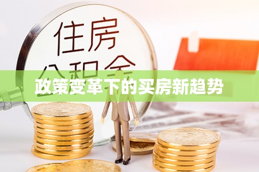 丛台政策变革下的买房新趋势
