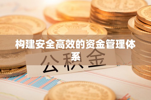 丛台构建安全高效的资金管理体系