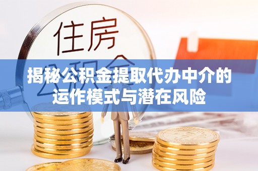 丛台揭秘公积金提取代办中介的运作模式与潜在风险