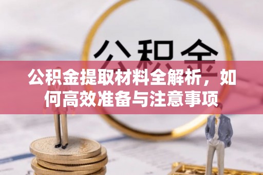 丛台公积金提取材料全解析，如何高效准备与注意事项