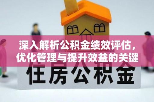 丛台深入解析公积金绩效评估，优化管理与提升效益的关键路径