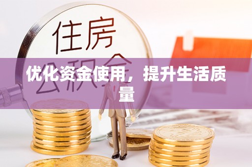 丛台优化资金使用，提升生活质量