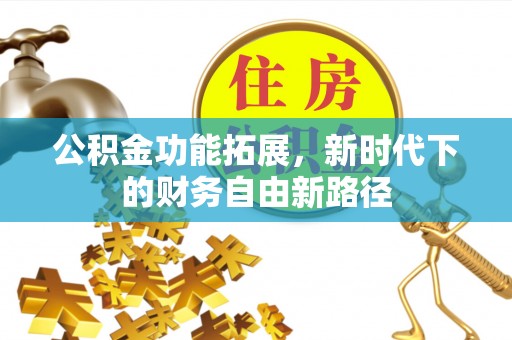 丛台公积金功能拓展，新时代下的财务自由新路径