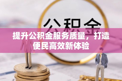 丛台提升公积金服务质量，打造便民高效新体验