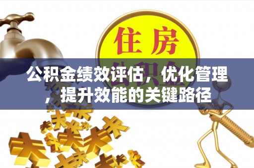 丛台公积金绩效评估，优化管理，提升效能的关键路径