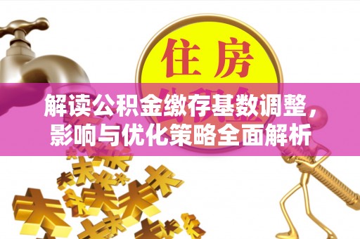 丛台解读公积金缴存基数调整，影响与优化策略全面解析