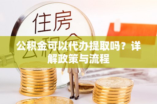 丛台公积金可以代办提取吗？详解政策与流程