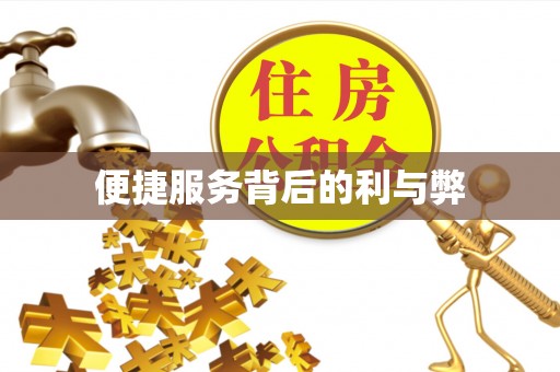 丛台便捷服务背后的利与弊