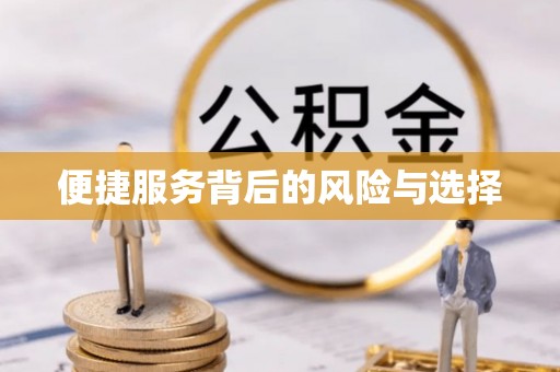 丛台便捷服务背后的风险与选择